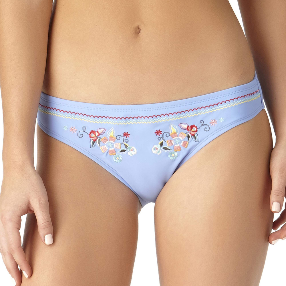 TIME AND TRU Women's Elevated Blue Arizona Floral Bikini Bottom SIZE XL (16-18)